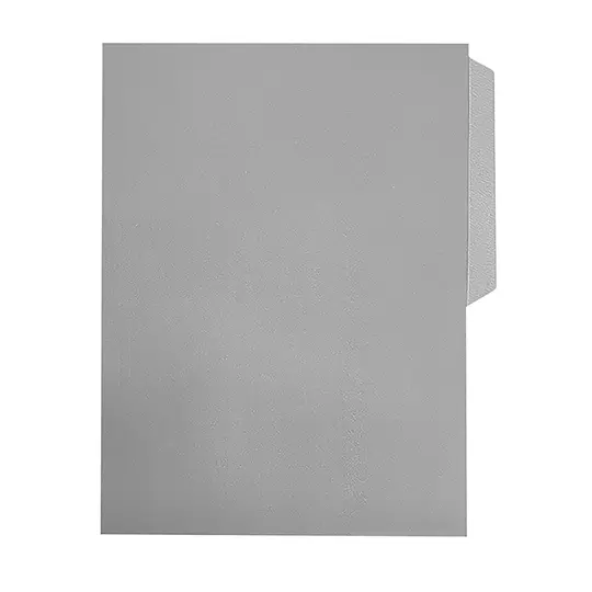 Folder de color Pendaflex carta color gris ceja 1/2 caja con 50 pzas