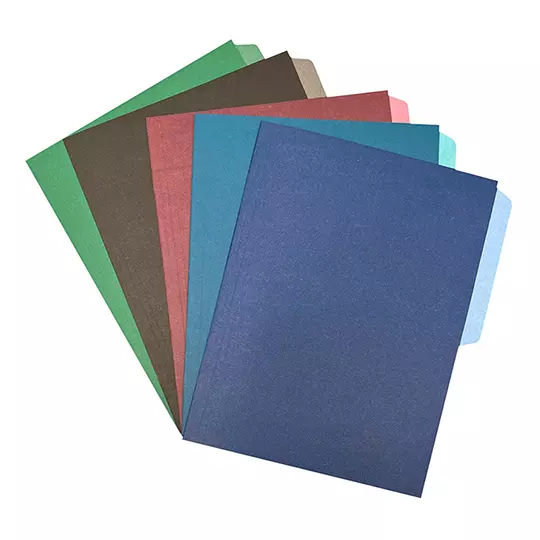 Folder de color Pendaflex carta color surtido ejecutivo ceja 1/2 caja 50 pzas