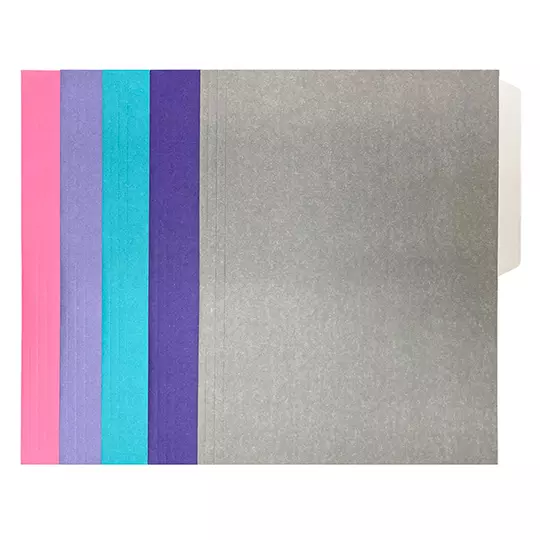 Folder de color Pendaflex carta color surtido lite ceja 1/2 caja con 50 pzas