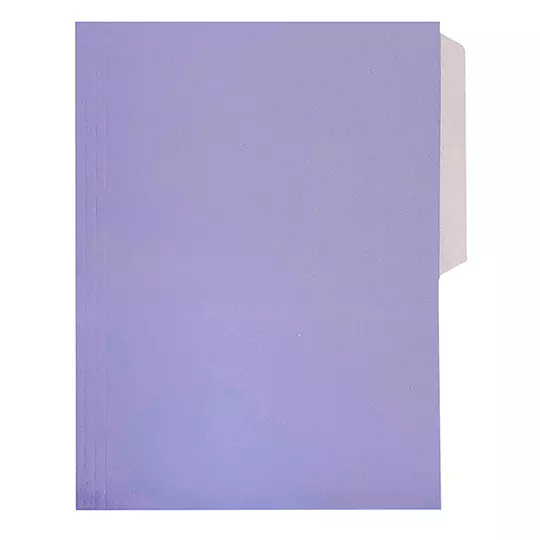 Folder de color Pendaflex carta color lavanda ceja 1/2 caja con 50 pzas