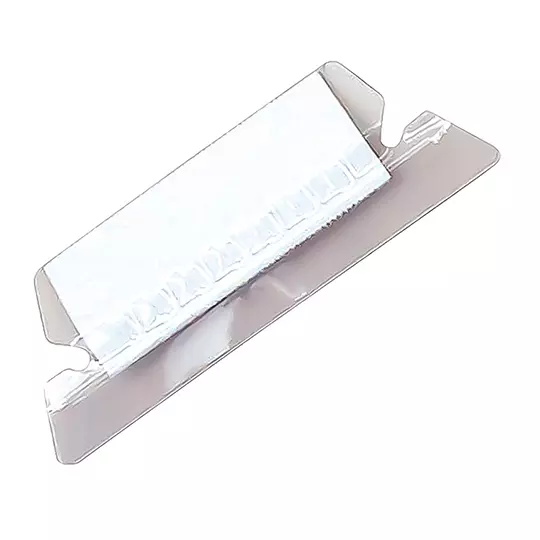 Jinetes para folder colgante Pendaflex color transparente bolsa con 25 pzas