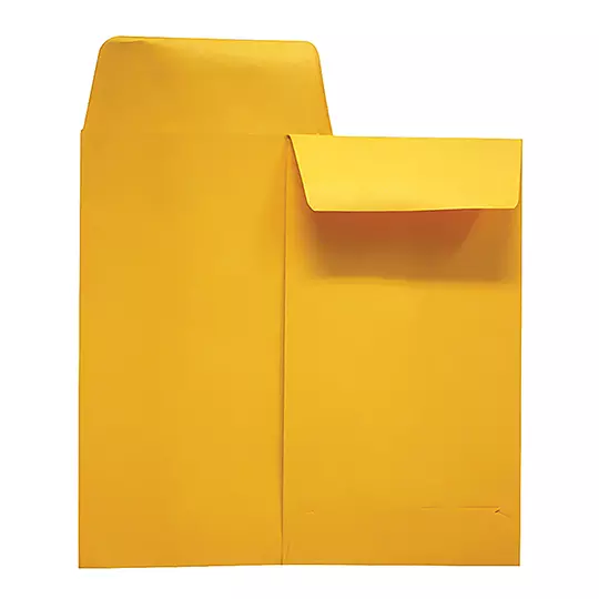 Sobre coin kraft engomado Ampad paquete con 50 piezas