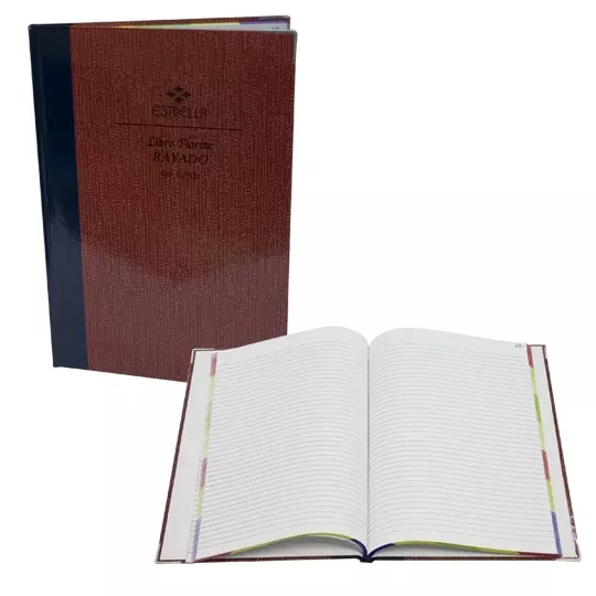 LIBRO FLORETE FORMA FRANCESA RAYA 1 PIEZA 96 HOJAS