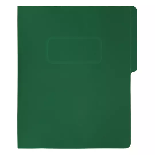 Carpeta pressboard con broche Fortec carta verde obscuro paquete c/10 pzs