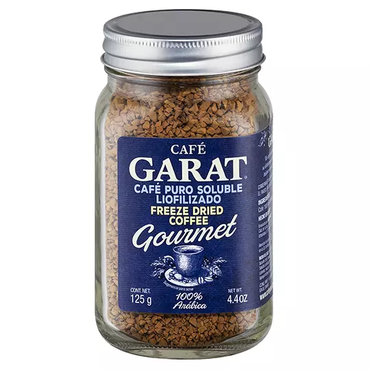 Café soluble Garat liofilizado de 125 GR.