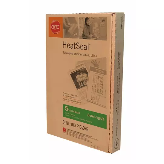Mica térmica GBC tamaño oficio forma semi-rígida