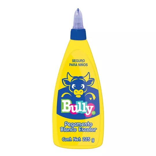 Pegamento escolar blanco Bully de 225 grs 1 pieza