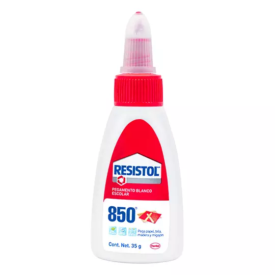 Pegamento blanco escolar Resistol 850 de 35 grs