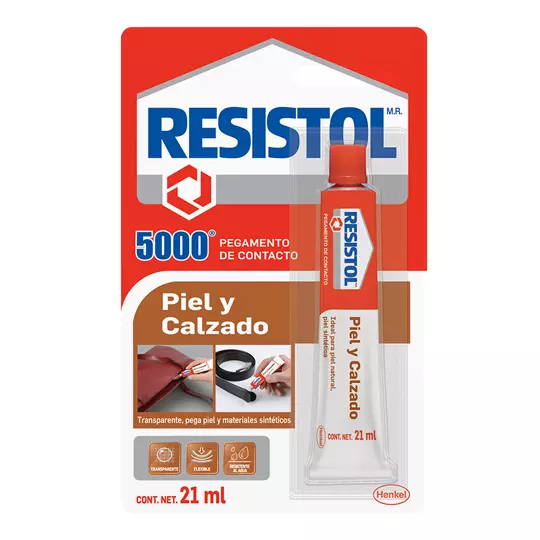 Pegamento de contacto Resistol 5000 Piely Calzado tubo de 21 ml