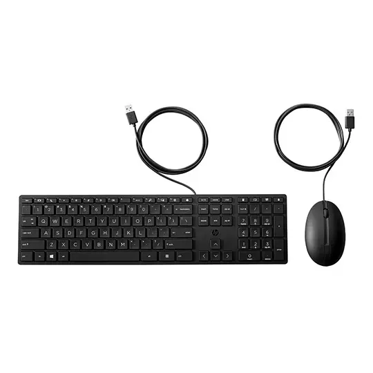 Mouse y teclado de escritorio HP 320MK con cable (M)
