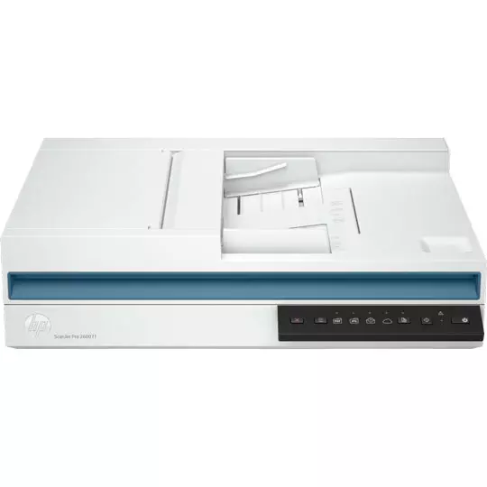 Escáner HP de cama plana y ADF, ScanJet Pro 2600 F1