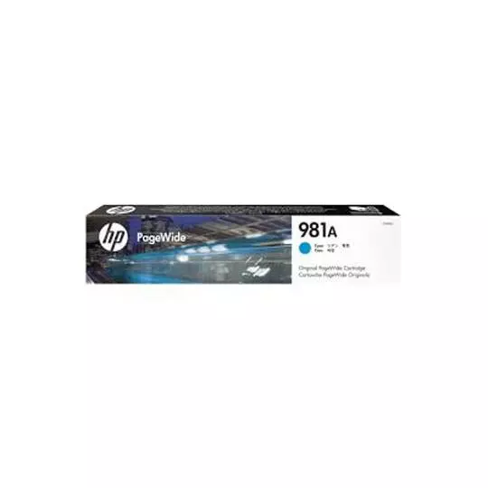 Cartucho pagewide HP 981a cian.