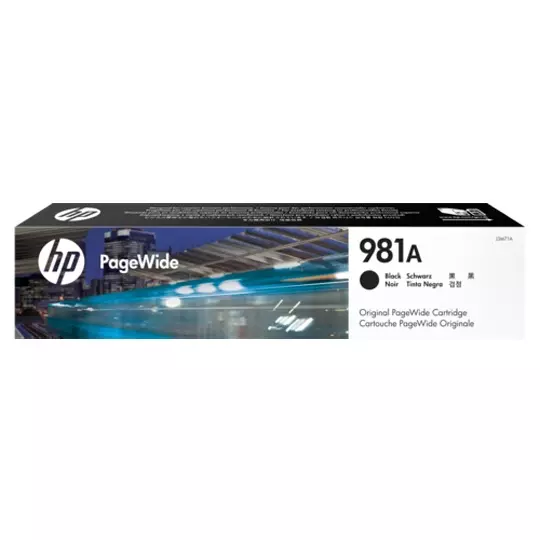 Cartucho pagewide HP 981a negro.