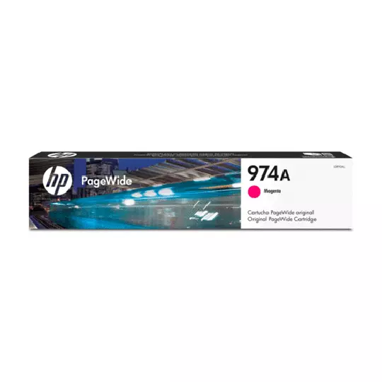 Cartucho pagewide HP 974a magenta.