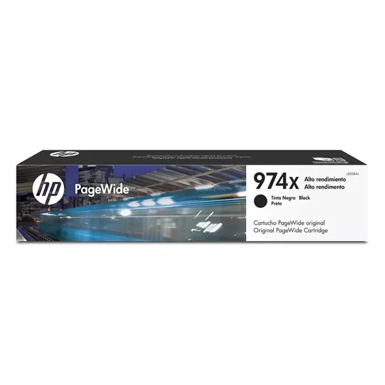 Cartucho pagewide HP 974x negro.
