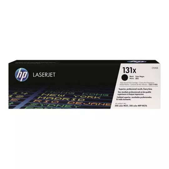 Cartucho de tóner negro HP 131x.
