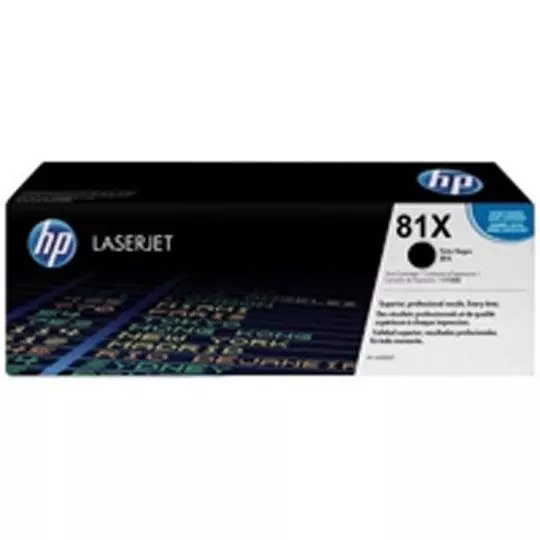 LM-Cartucho de tóner negro HP 81x. 