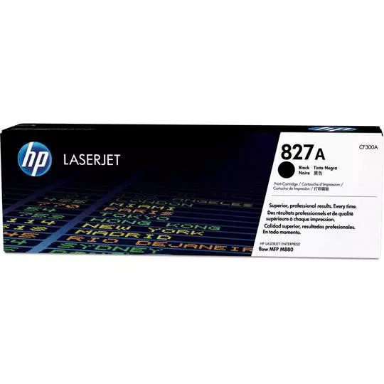 HP 827a black laserjet toner cartridg.