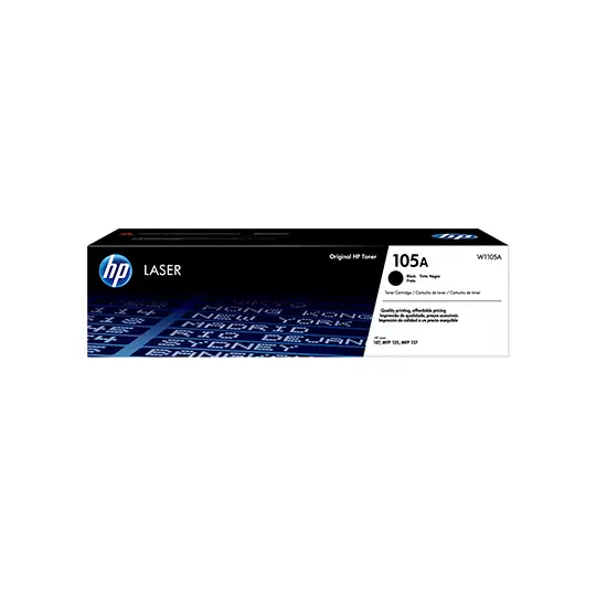 HP 105A BLACK LASER TONER CARTRIDGE HP 105A BLACK LASER TONER CARTRIDGE