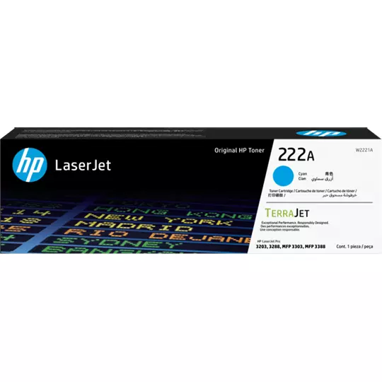 CARTUCHO DE TÓNER HP 222A.