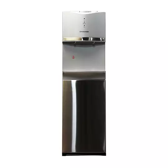 Dispensador termoelectrico de agua BRIGHTWATER, color blanco con plateado