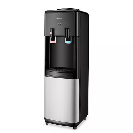 Dispensador de agua fria y caliente COOLWATER , color negro con plateado