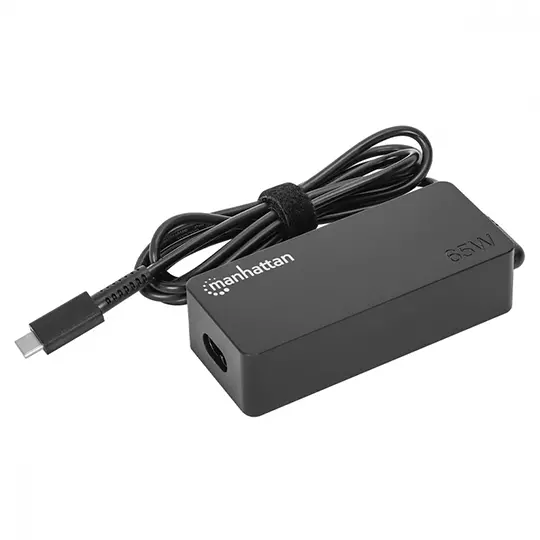 FUENTE DE PODER UNIV PD 65W USB-C 3.25 MANHATTAN