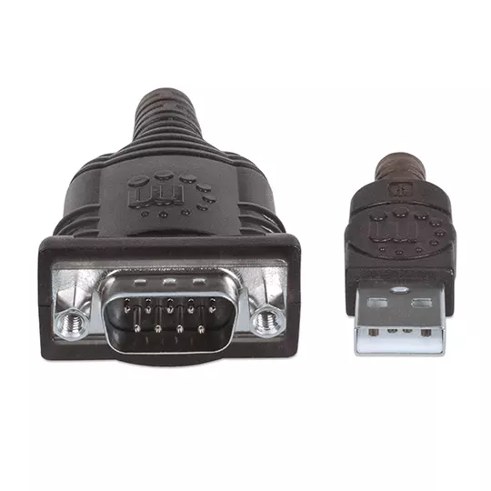LM-CONVERTIDOR USB A SERIAL DB9M 0.45 M MANHATTAN