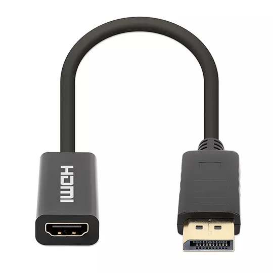 Adaptador DisplayPort M a HDMI H 4K 60Hz.