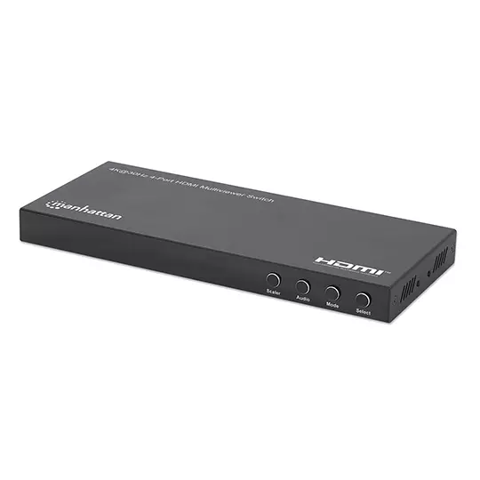 Switch multiviewer HDMI de 4 puertos 4K.