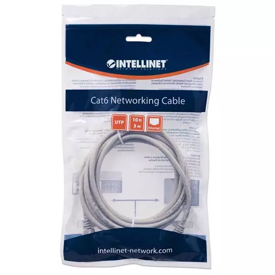 Cable patch Intellinet 3 m (10 ft) CAT 6UTP