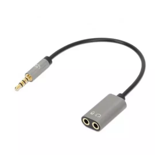 Adaptador Manhattan audio 3.5mm trrs 1 m-2 h 20cm