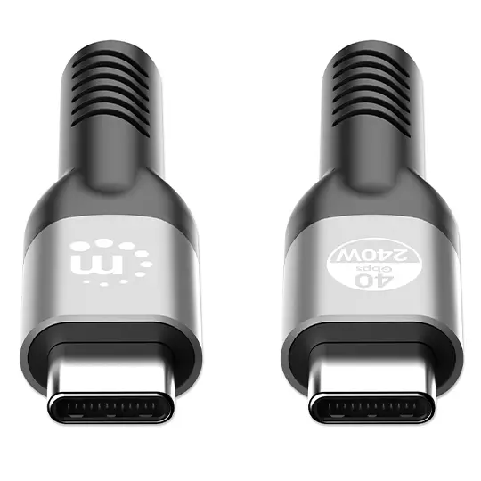Cable USBC V4 Thunderbolt4, CC 2.0M 8K 240W Negro