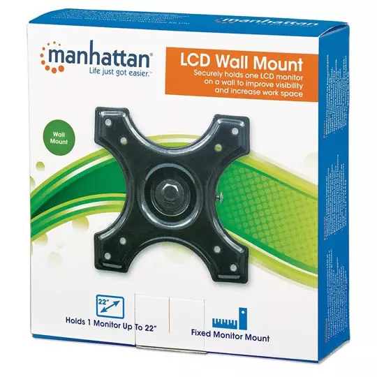 Soporte Manhattan 1 monitor fijo 13 a 22" 15kg