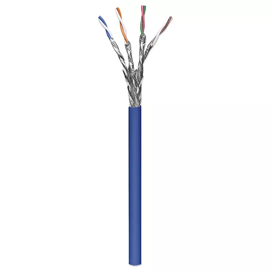 BOBINA CAT 6A SFTP 305M SOLIDA AZUL INTELLINET
