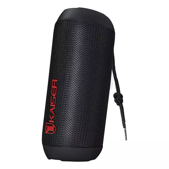 Bocina portátil KAISER de 1.7" recargable 6w de color negro