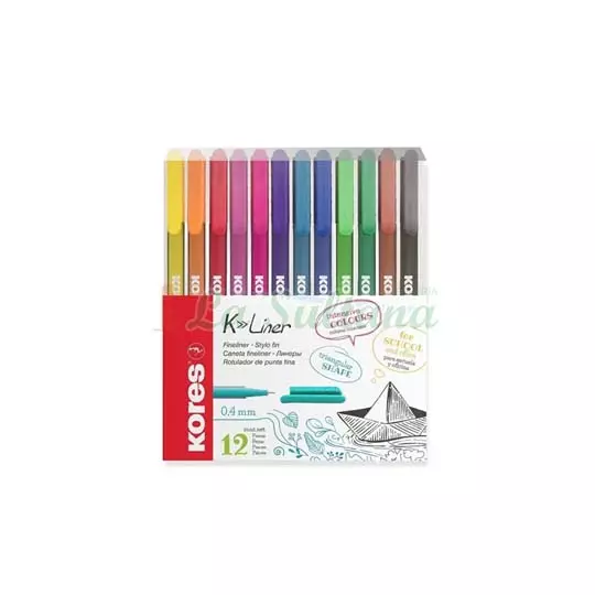 Rotuladores Kores K-Liner punto 0.4