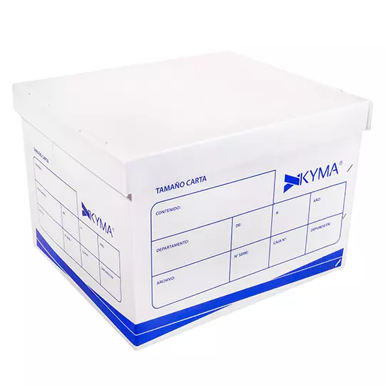 Caja de archivo plástica KYMA para archivo carta 1 pieza 30x30x35cm