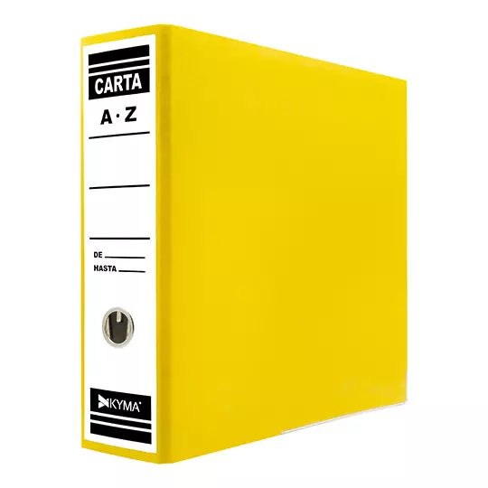 Registrador Arcoiris Amarillo Indeleble KYMA Tamaño Carta