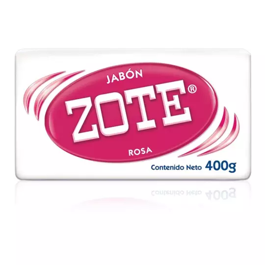 Jabon en barra rosa biodegradable Zote