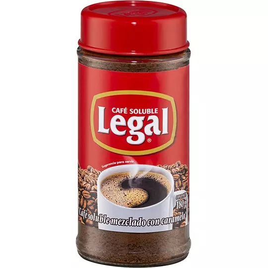 Café soluble regular LEGAL de 180 GR..