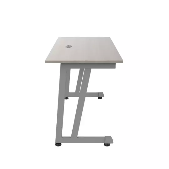 Escritorio básico LINEA ITALIA modelo 103S color ceniza
