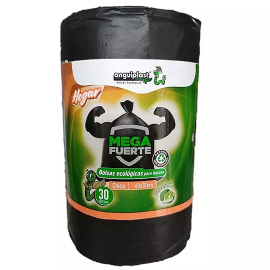 Bolsa chica ANGUIPLAST, rollo con 30 bolsas de calibre 100 Medidas de 43x51 cm