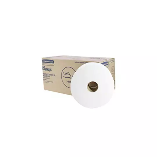 Papel Higiénico blanco Kleenex, caja c/ 6 bobinas 600m jumbo mod 90607