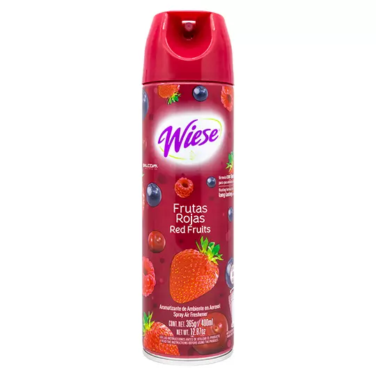 Aerosol Wiese aroma frutas rojas 400 ml.