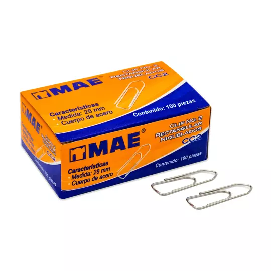 Clip rectangular no. 2 mae.