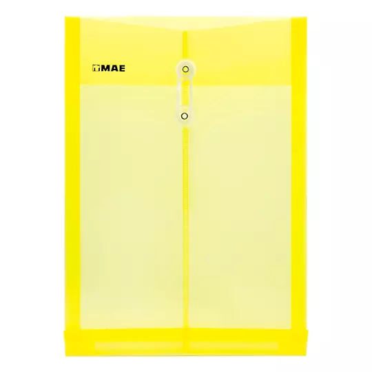 Sobre vertical de polipropileno mae color amarillo 1 pieza
