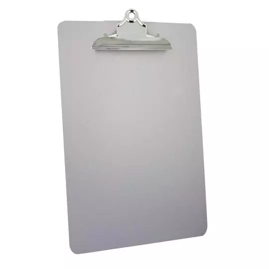 Tabla de aluminio oficio con gancho metal