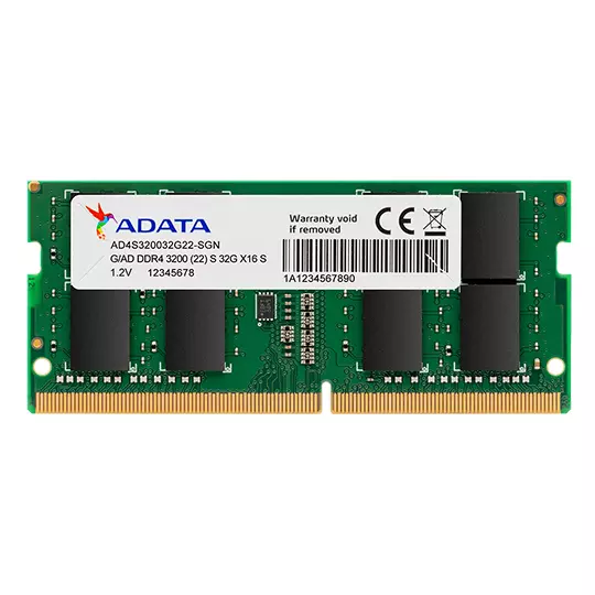 MEMORIA RAM ADATA PREMIER DDR4, 3200MHz, 32GB, CL22, SO-DIMM