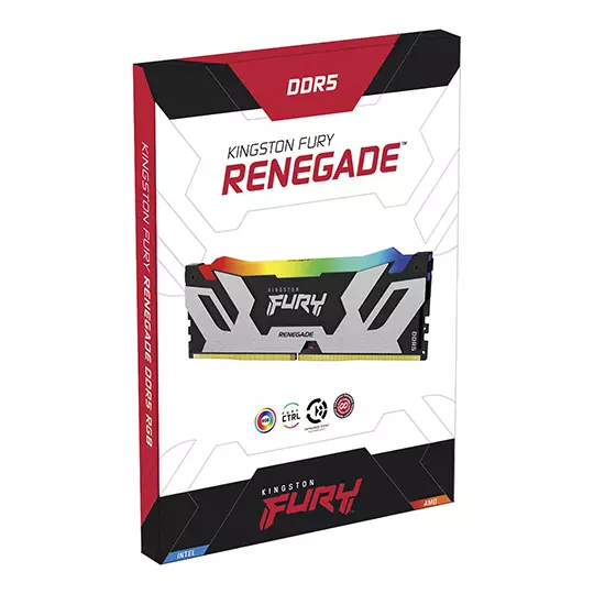 Memoria RAM Kingston Fury renegade RGB dimm DDR5 32GB